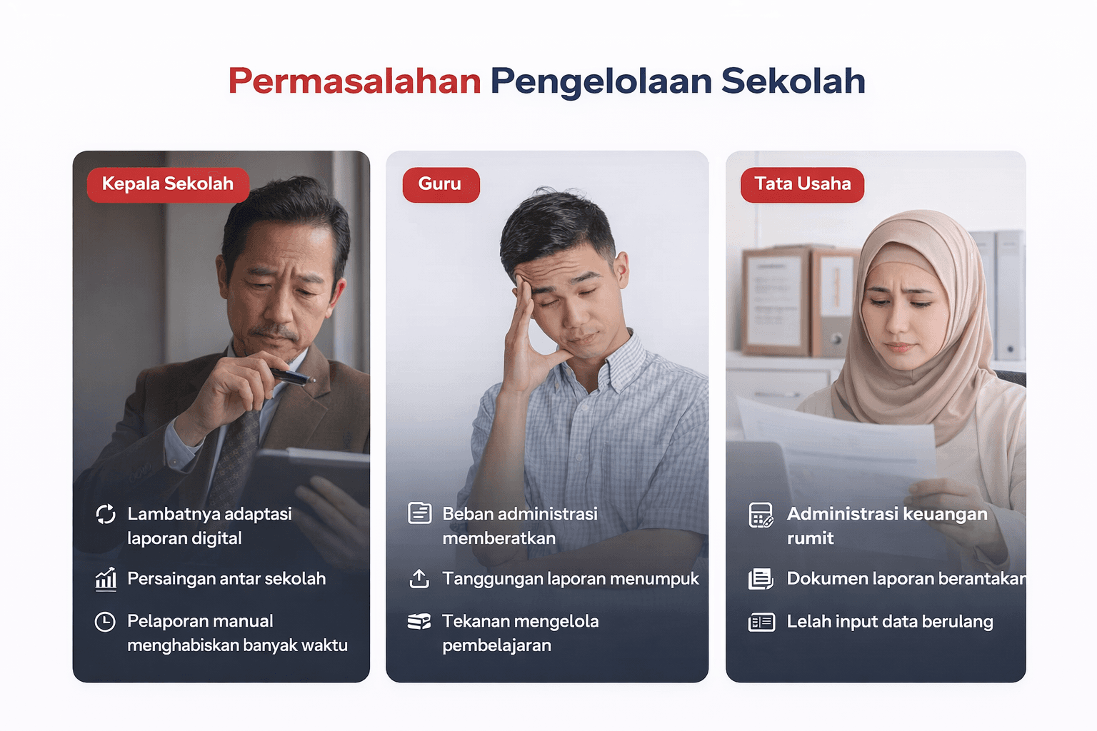 Dashboard Edunexa menampilkan manajemen sekolah terintegrasi